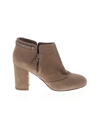 Pre-owned Chanel Ankle Boots In Brown