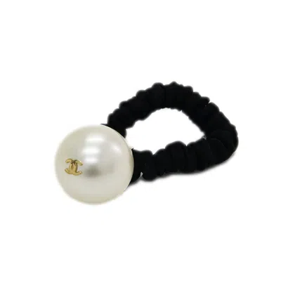 Pre-owned Chanel Artificial Ivory Hair Tie () In Multi
