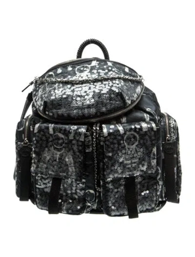 Pre-owned Chanel Astronaut Essentials Backpack In Black