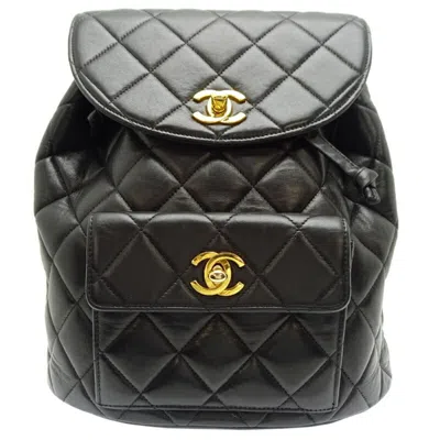 Pre-owned Chanel Backpack Beach Bag () In Black