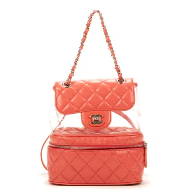 Pre-owned Chanel Backpack In Pink