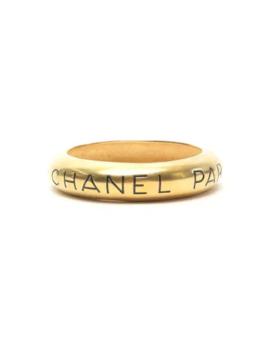 Pre-owned Chanel Bangle Bracelet In Gold