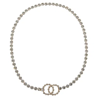Pre-owned Chanel 'barbie' Belt Summer 1995 In Gray