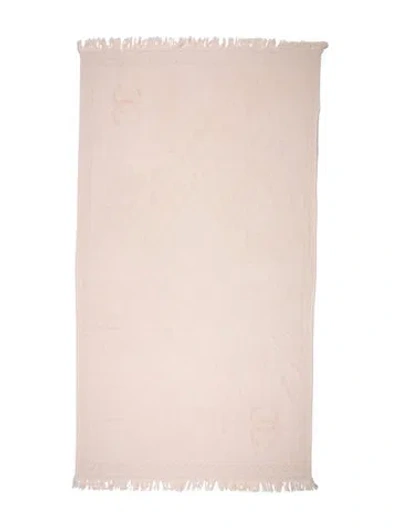 Pre-owned Chanel Beach Towel In Pink