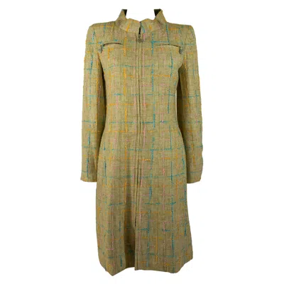 Pre-owned Chanel Beige Coat In Brown