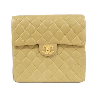 Pre-owned Chanel Beige Leather Backpack ()