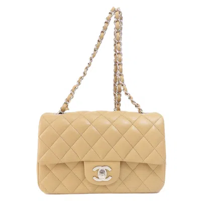 Pre-owned Chanel Beige Leather Shoulder Bag ()