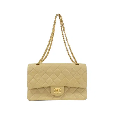 Pre-owned Chanel Beige Leather Shoulder Bag ()