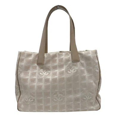 Pre-owned Chanel Beige New Travel Line Tote Bag ()