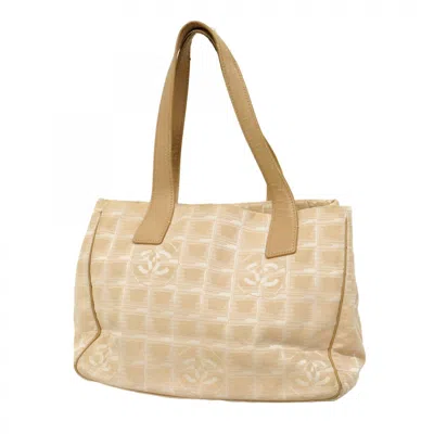 Pre-owned Chanel Beige Nylon Tote Bag ()