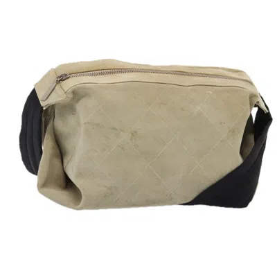 Pre-owned Chanel Beige Suede Shoulder Bag ()