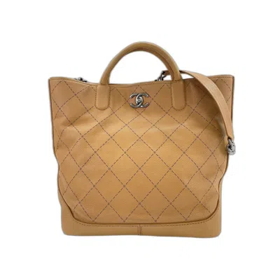 Pre-owned Chanel Beige Tote Bag ()