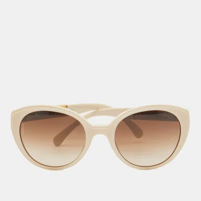 Pre-owned Chanel Beige/brown Gradient 5252q Cat Eye Sunglasses