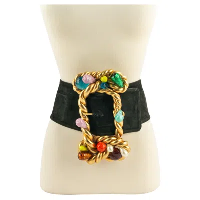 Pre-owned Chanel Belt 1990/1991 In Sand