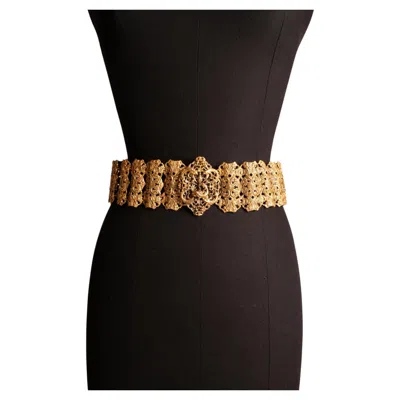 Pre-owned Chanel Belt By Gabrielle  Haute Couture In Black