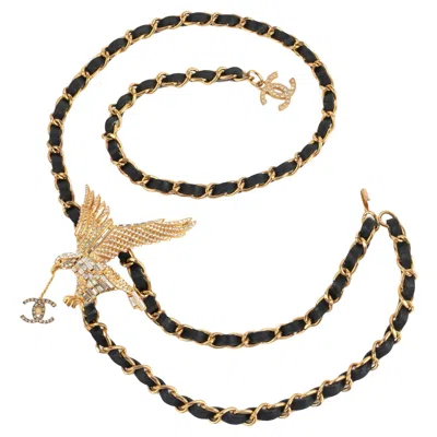 Pre-owned Chanel Belt 'eagle' Spring 2001 In Sand