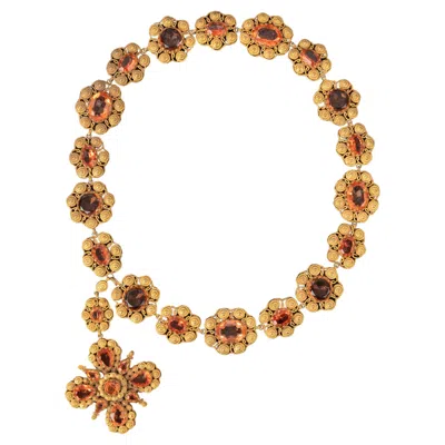 Pre-owned Chanel Belt Haute Couture 1991 In Brown