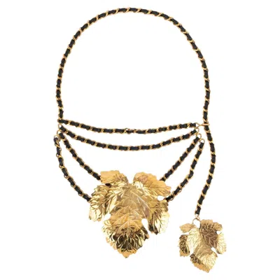 Pre-owned Chanel Belt 'une Ballade Dans La Forêt Enchangée' By Karl Lagerfeld Spring 1992 In Sand