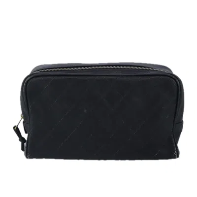 Pre-owned Chanel Bicolore Black Leather Clutch Bag ()
