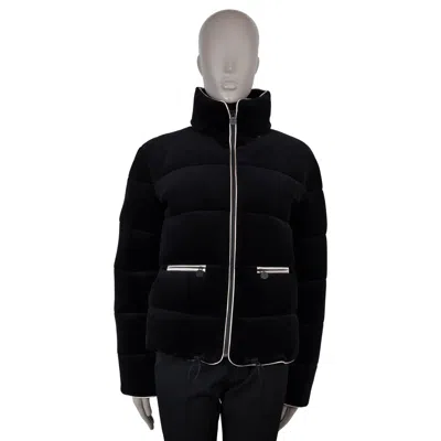 Pre-owned Chanel Black 18b Coco Neige Down Puffer Jacket 40 M