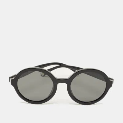 Pre-owned Chanel Black 5522 U Cc Frame Round Sunglasses