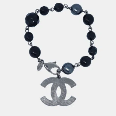 Pre-owned Chanel Black Artificial Pearl Bracelet