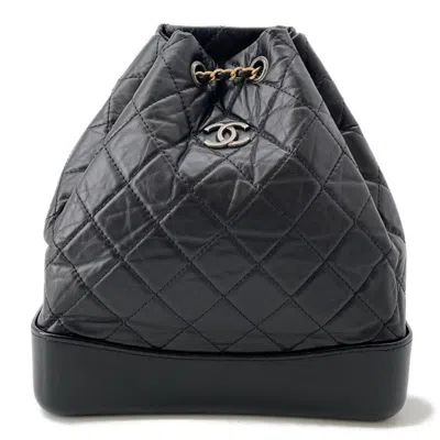 Pre-owned Chanel Black Backpack ()