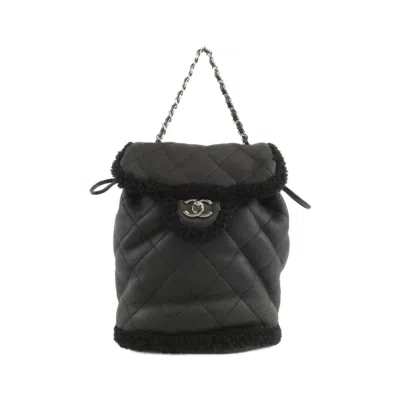 Pre-owned Chanel Black Backpack ()