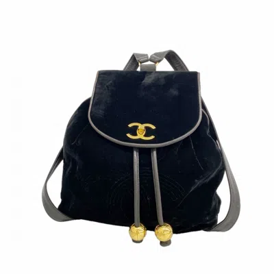 Pre-owned Chanel Black Backpack ()