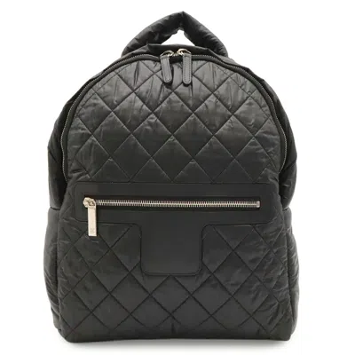 Pre-owned Chanel Black Bordeaux Quilting Backpack () In Black, Bordeaux