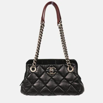 Pre-owned Chanel Black Calfskin Tote