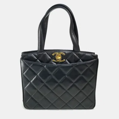 Pre-owned Chanel Black Cc Mark Bag