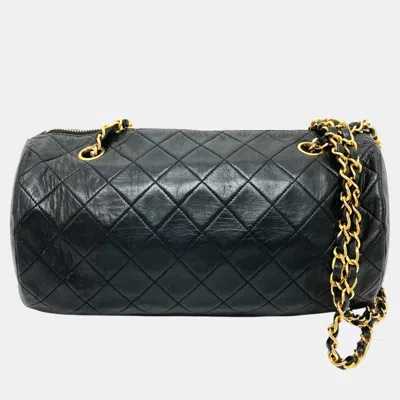Pre-owned Chanel Black Cc Mark Chain Shoulder Bag