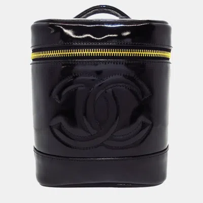 Pre-owned Chanel Black Cc Vanity Bag