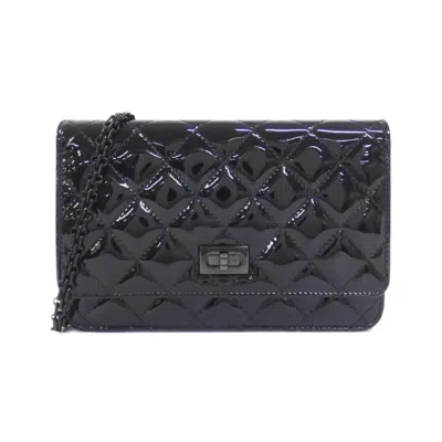 Pre-owned Chanel Black Chain/shoulder Wallet ()