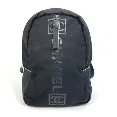 Pre-owned Chanel Black Cloth Backpack ()