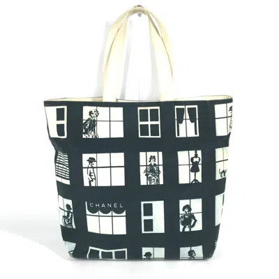 Pre-owned Chanel Black Cloth Tote Bag ()