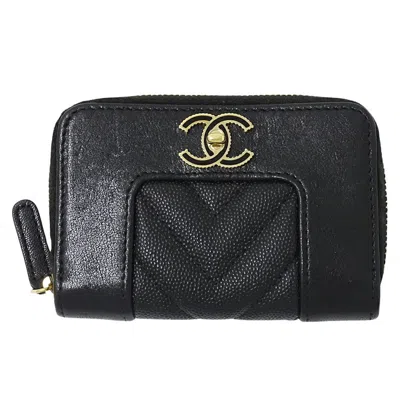 Pre-owned Chanel Black Coin Purse/coin Case ()