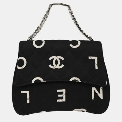 Pre-owned Chanel Black Cotton Handbag