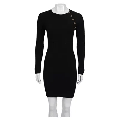 Pre-owned Chanel Black Fitted Dress Sz.36