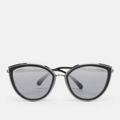 Pre-owned Chanel Black Gradient 4222 Cat-eye Sunglasses