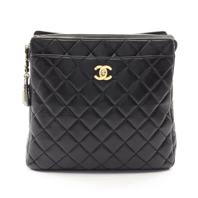 Pre-owned Chanel Black Leather Backpack ()