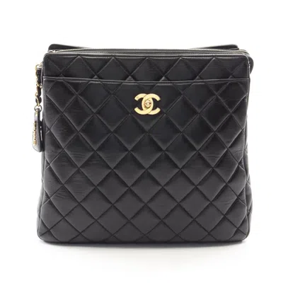 Pre-owned Chanel Black Leather Backpack ()