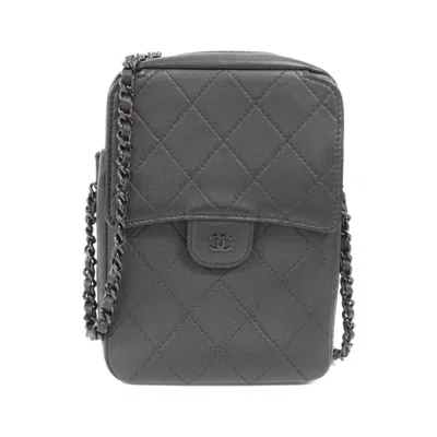 Pre-owned Chanel Black Leather Clutch Bag ()