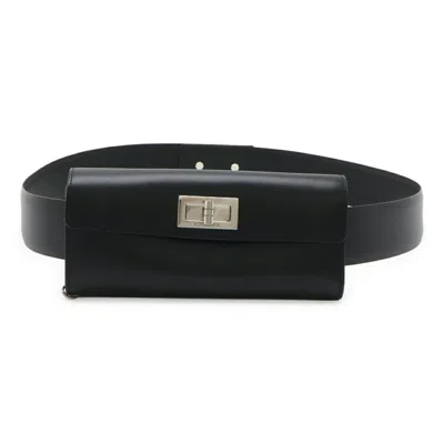 Pre-owned Chanel Black Leather Clutch Bag ()