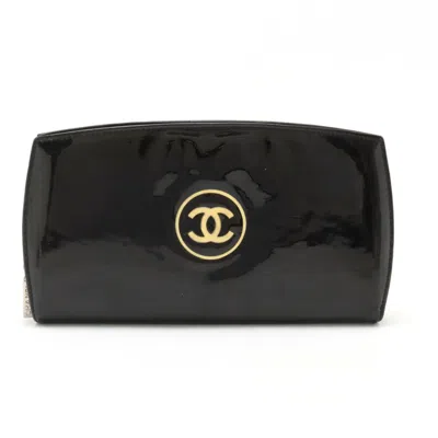 Pre-owned Chanel Black Leather Coin Purse/coin Case ()