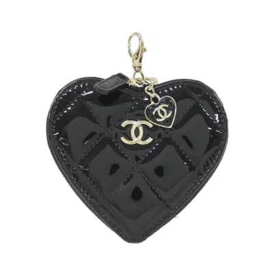 Pre-owned Chanel Black Leather Coin Purse/coin Case ()