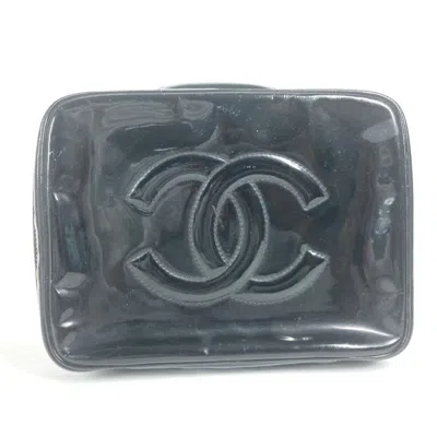 Pre-owned Chanel Black Leather Handbag Vanity Bag ()