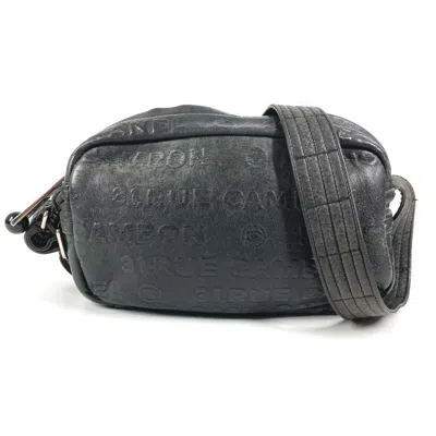 Pre-owned Chanel Black Leather Pochette Shoulder Bag ()