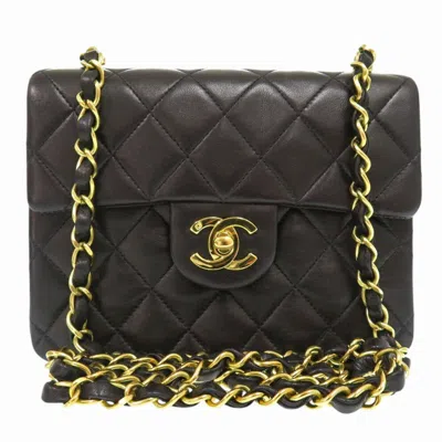 Pre-owned Chanel Black Leather Shoulder Bag ()
